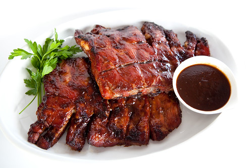 Chinese-style BBQ pork spare ribs