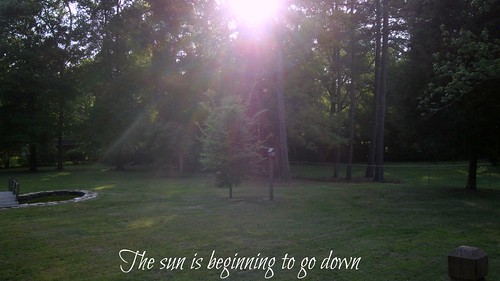 The Sun is beginning to go down by UgleeLittleThings
