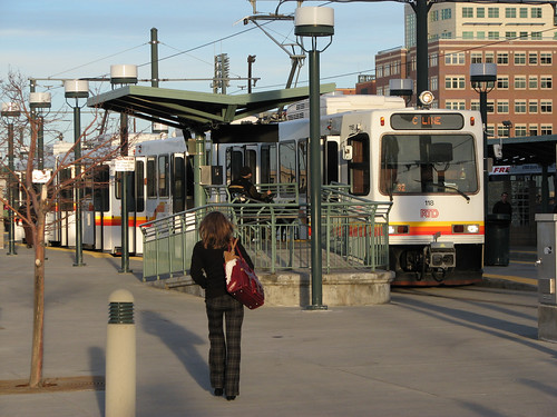 light rail in Denver (by: Kyle Gradinger, creative commons license)