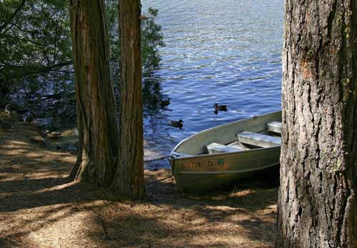 Hume Lake Boat