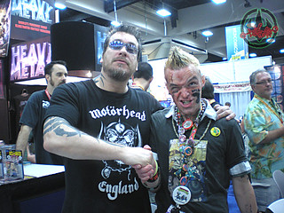 San Diego Comic-Con 2012; HEAVT METAL BOOTH / BIZ BREAKS TOKKA'S HAND 