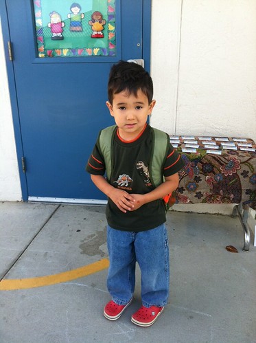Nolan's first day of kindergarten