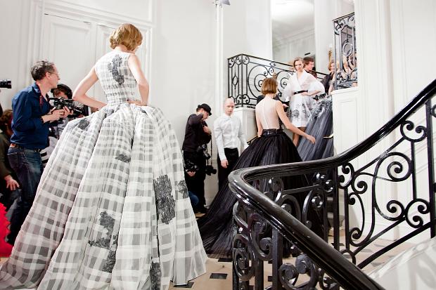 Maison Dior — Backstage — Spring/Summer 2012 Haute Couture
