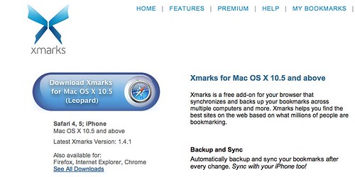 Download Xmarks for Mac OS X 10.5 (Leopard)