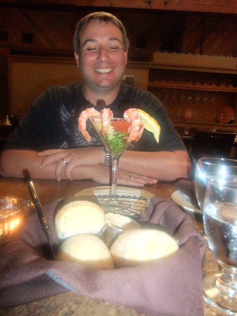 Michi und sein Garnelen Cocktail