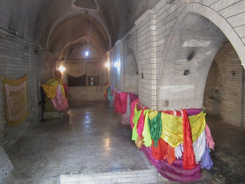 Interior del templo de Lalish.