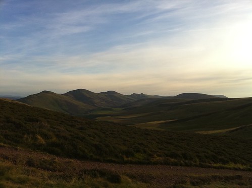 Looking South to Scald Law from the side of Allermuir Hill, Pentland Hills