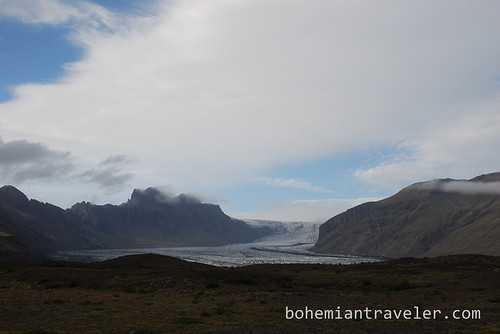 Skaftafellsjokull glacier tongue