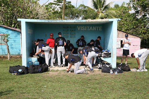 Visitor's Dugout in DR