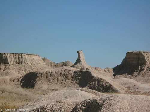 Formations along the Castle Trail, Badlands National Park, South Dakota