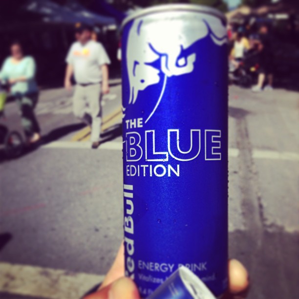 Promoting new flavors. #RedBull