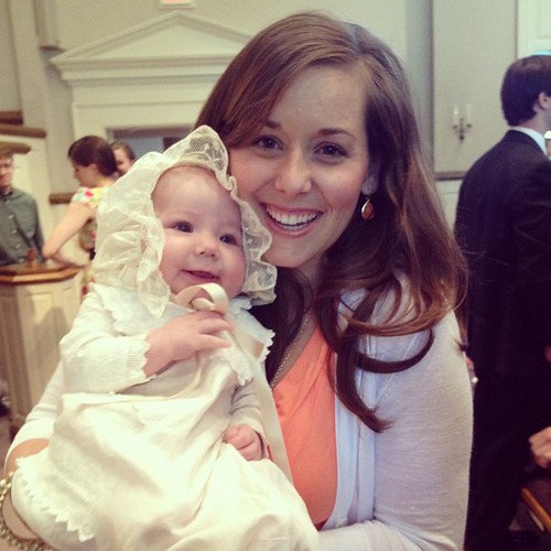 Beautiful day celebrating my precious daughter at her baptism. So thankful to be her and her three brothers mommy.