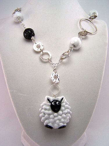 Mother's Day: Sheep and Yarn Necklace