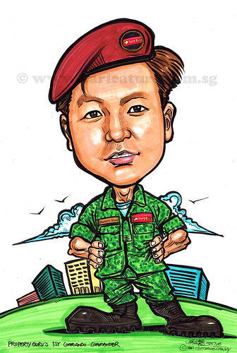 commando caricature for PropertyGuru (watermarked)