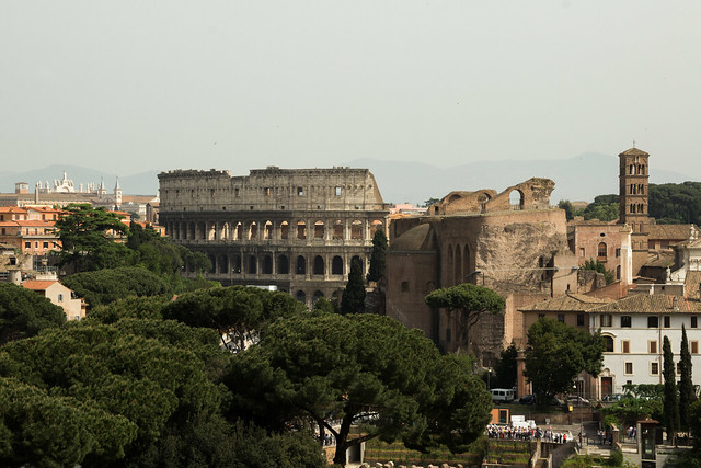 Colosseum and Forum - Rome, Italy