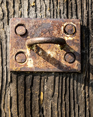 Rusty Iron and Weathered Wood