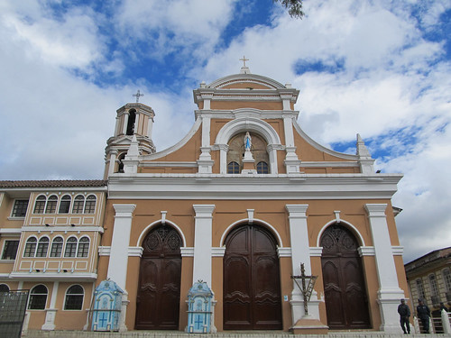 Loja: Iglesia San Sebastián ou aussi l'église de L'immaculée Conception, en l'honneur de Notre-Dame de Lourdes