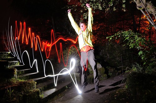 Light painting jump by kewl