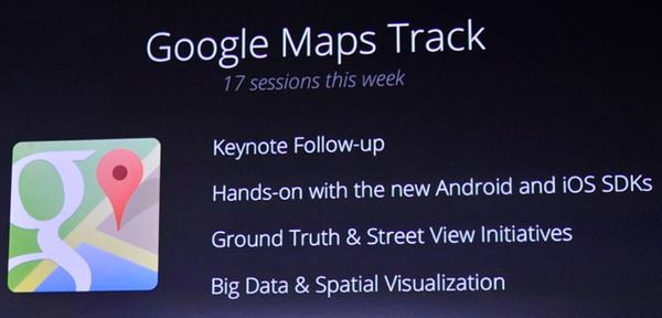 Google Maps track