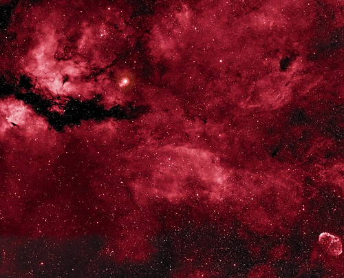 IC1318 - The Gamma Cygni Nebula, Crescent Nebula. by Mick Hyde