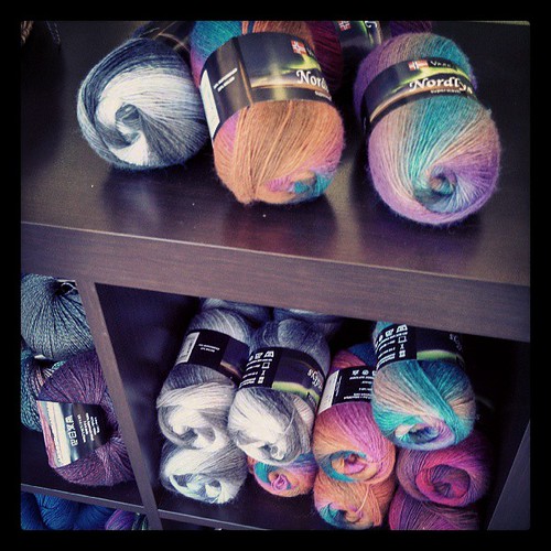 Pretty #sockyarn at Twill #nashua #newhampshire #yarnshop #knitting