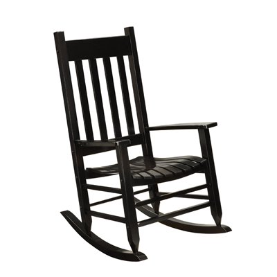 lowes outdoor rocking chair black
