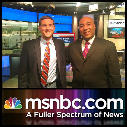 S/O to Luke Russert. It was a pleasure appearing on MSNBC with you. You're a cool dude & a die hard Washington Wizards fan. Stone