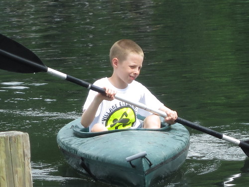 Andrew kayaking