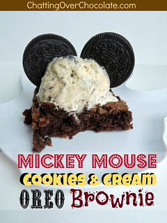 Mickey Mouse Cookies & Cream Oreo Brownie