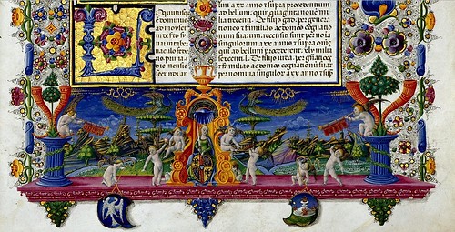 004-Bibbia di Borso d'Este-Vol 1- Hoja 113-detalle- Biblioteca Estense de Módena