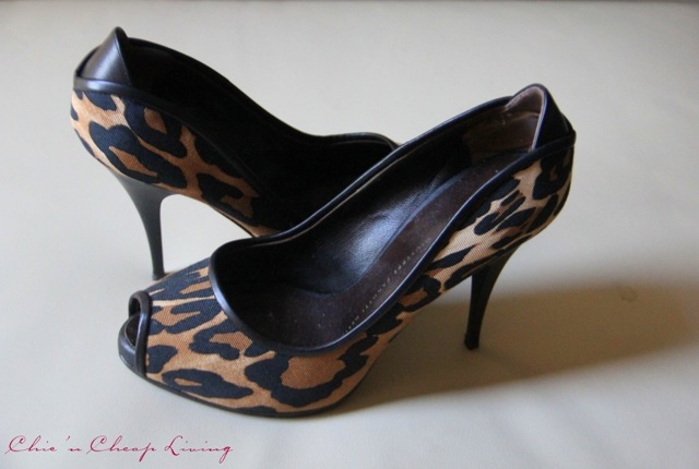 Giuseppe Zanotti leopard shoes by Chic n Cheap Living
