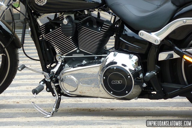 Le moteur de la nouvelle Harley-Davidson Softail Breakout.