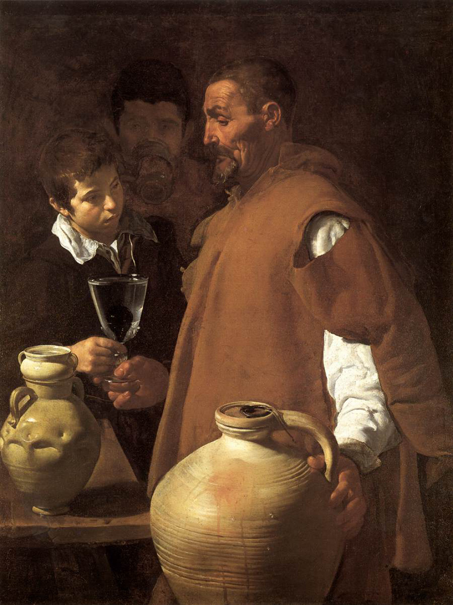 El aguador de Sevilla. Diego Velázquez. Óleo sobre lienzo, 1620