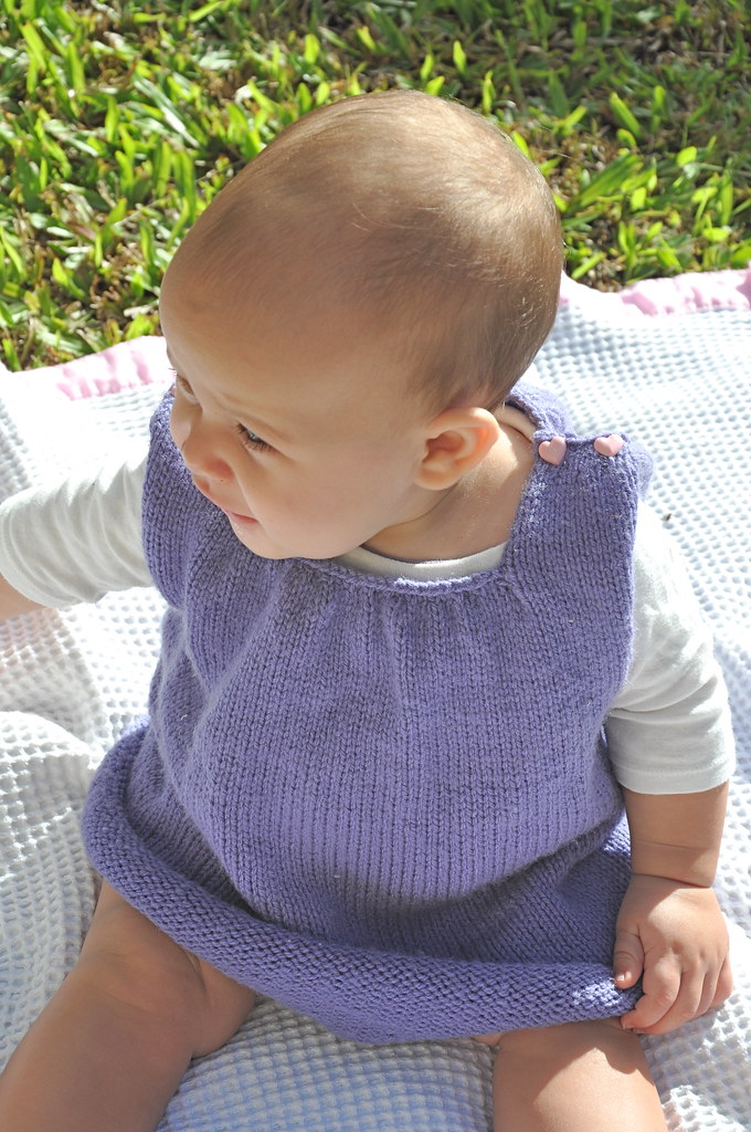 knit knitted purple golden child dress