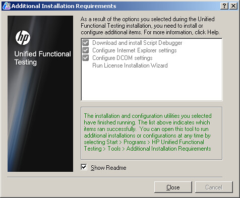 HPUFT Additional  installation requirements Downloading