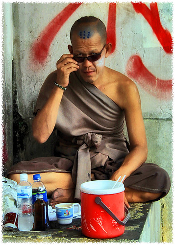 Homeless monk