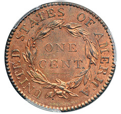 1821 Large Cent reverse