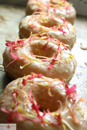 Apricot Rose Donuts