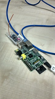 Raspberry Pi receiving radio transmissions from distance sensor