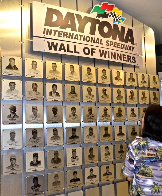 Wall of Winners at Daytona Speedway 