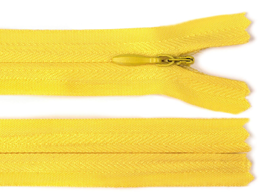 Reißverschluss 50cm, Gelb
