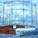 Gasworks with Tanker, Salford