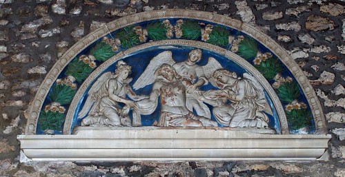 Della Robbia - Dead Christ with angels