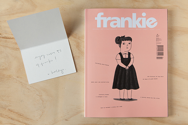 Las bandejas en el nº53 de la revista australiana Frankie Magazine