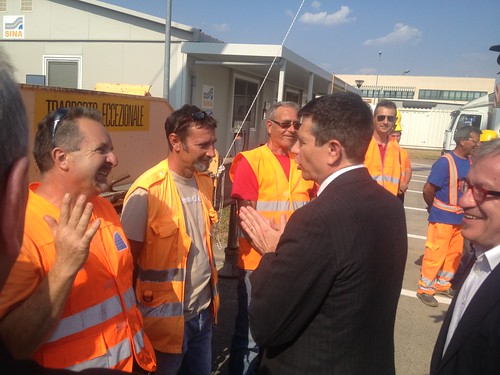 Ministro Lupi inaugura lavori autostrada a4 torino milano 1 luglio 2013 (3)