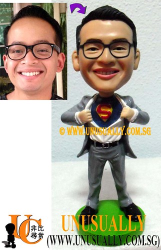 Unusually Creation Custom 3D Super Cool Man Figurine - @www.unusually.com.sg