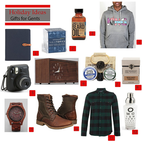 Holiday Gift Guide Gents