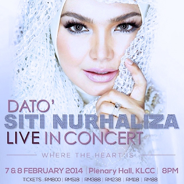 Konsert Dato Siti Nurhaliza Live in KLCC Where The Heart Is