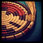 Native basket in progress at Antelope Valley Indian Museum