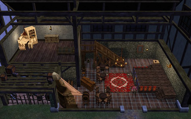 Games: Sims Medieval - Layouts - Tavern